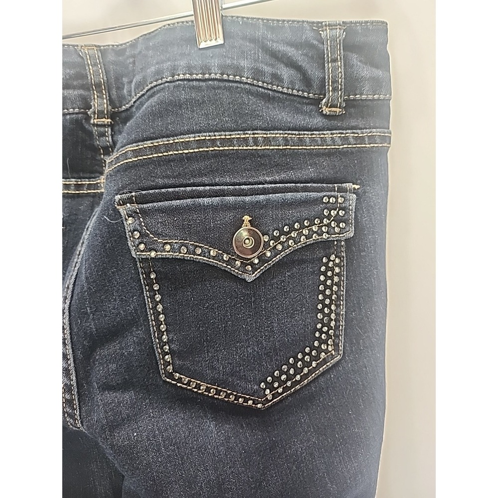 Forever 21 Premium Denim Dark Wash Blue Jeans Size 30 - Picture 5 of 6